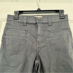 Madewell Kick Out Crop Pants in Garment-Dyed Sateen in Dark Pavement Size 27 NWT Photo 8