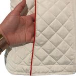 Chicago Blackhawks NHL White Quilted Puffer Vest Hockey Women's Size‎ Medium Photo 4