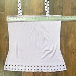 Bisou Bisou BISOU Jeans lavender knit tank top, size XL Photo 3
