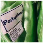 Elegant Lime Green Party Time Halter Top Style Formal Dress Size 6 by Lisa Kane Photo 7