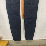 Anthropologie Anthropolgie Pilcro Shimmer Glitter Denim Dark Blue Jeans Size 25 Photo 2