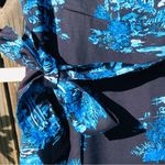 Ann Taylor  Floral Toile Square Neck Shift Dress, Night Sky, Women's, Siz… Photo 8