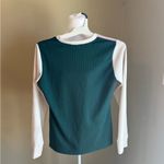 The North Face  Pink and Green Long Sleeve Shirt waffle knit Photo 3