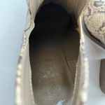 Vince Camuto Snakeskin Print Leather Gradina Block Photo 6