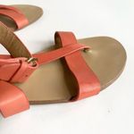 Splendid Womens Coral Pink Leather Ankle Strap Buckle Closure Sandals Size 7.5 Photo 5