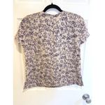 Norton Mcnaughton Petite Floral Print Short Sleeve Top Blouse 8P Photo 3