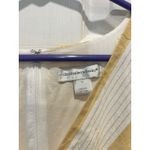Christopher & Banks  Yellow‎ White Striped Tie Back Midi Dress Size 16 Summer Photo 2