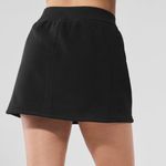 Alo Yoga  Polar Fleece Wintry Mix Skirt Size Medium NWT - Black Photo 1