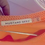 Mustard Seed NWT  Peach cutout Mini Dress Size  Large Cutout Casual Photo 7