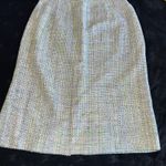 Pendleton  Silk Blend Tweed‎ Skirt Petite Size 10 Blue Green Woven Career Photo 1