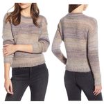 Something Navy Womens  Muted Stripe Pullover Sweater size XS Photo 2