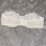 Maidenform Chantilly vintage White Lace Strapless Bra – Size 38C” made in USA Photo 3