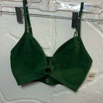 Aerie Green Ribbed Bra Photo 0