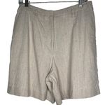 Vintage Liz Claiborne LizSport Linen Blend Shorts‎ Tan Size 12 Photo 0