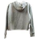 Champion Gray Hoodie with Pink Sleeve Logo- Cropped - Size Large Photo 1