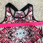 Xhilaration π Gorgeous mosaic racerback tank top pullover scoop neck xs pink black Photo 4