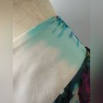 XS Clifton colorful midi dress with gradient​ 3/4 sleeve length transparent slv Blue Photo 13