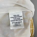 Anthropologie Funktional Silk Bent Stripes Asymmetrical High Low Skirt Medium Photo 8