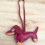 Ena Dog Synthetic Leather Handbag Charm Bag Red Photo 1