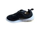 Nike  Size 7 Womens Air Max Lace Up Running Shoes Black/White Photo 7