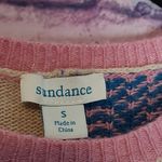 Sundance  FIELDS OF FAIR PATCHWORK MULTI STYLE PRINTED SWEATER SMALL WOOL ALPACA Photo 9