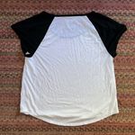 SO  BLACK & WHITE BASIC BASEBALL SHORT SLEEVE TEE Photo 3