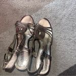 Charles David  bronze/silver Sandal Platforms Photo 4