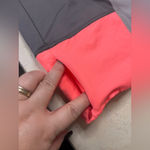 Title Nine  Size Large Gidget Dress Cap Sleeve Color Block Scuba Stretch New Golf Photo 4