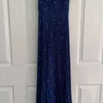 Laundry by Shelli Segal Blue Floral Maxi Dress Photo 0