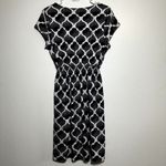 Boden Curved Waist Seam Dress Cap Sleeve V Photo 4