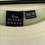 Disney  Mickey Mouse Fall heavy weight Floral Cream Long Sleeve Top Photo 2