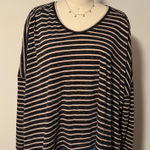 Free People  Striped Oversized Top  Photo 0