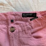 BLANK NYC The Baxter Ribcage Straight Leg Pink Linen Pants Photo 1