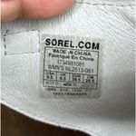 Sorel WOMENS 8.5 JOANIE II SANDAL ANKLE STRAP LEATHER WEDGE GRAY LEATHER ZIP Photo 8