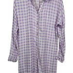 Live to be spoiled Oversized Button Down Shirt Dress Size L NWT Photo 0