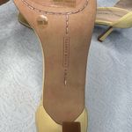 Vince Camuto Enella Yellow Leather Slingback Heels Size 8M Ankle Strap Sandals Photo 8