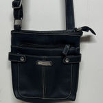 Rosetti  Black with silver hardware Crossbody Bag with Stitch Detail Photo 0