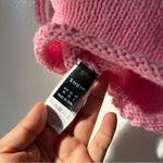 SheIn š Pink knitted crop top with bow tie detail Photo 4