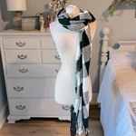 Red Camel Black White Plaid Scarf New Buffalo Check Photo 1