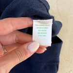 Lilly Pulitzer 100% Merino Wool Navy Blue Gold Button Sweater Photo 2