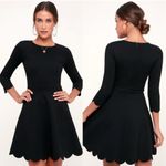 Lulus LULU’S Cumulonimbus Clouds Black Slater Dress Photo 1