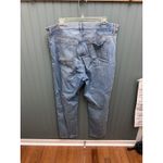 Abercrombie & Fitch Abercrombie Fitch Womens Jeans Light Wash Straight Leg Distressed Size 16 33 Photo 2