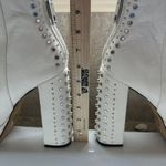 Dolce Vita Boot 9 Liv Off White Leather Studded Ankle Platform Photo 8