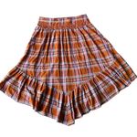Anthropologie  Plaid A-Line Midi Skirt high low high waisted size XL Photo 2