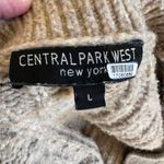 Central Park West Oatmeal Oversized Cardigan Sweater LARGE Cable Knit Beige $170 Photo 9