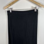 American Eagle  Outfitters Knit Black Maxi Skirt Women‎ Small Lined Raw Edge Photo 5