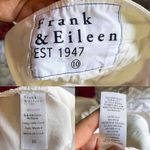 Frank & Eileen Pant Wicklow Chino Twill Mid-Rise Cropped Raw Light Pink 10 GUC Photo 4