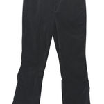 Paige Women's Manhattan High Rise Bootcut Velvet Jeans Black Dye Size 30 Photo 0