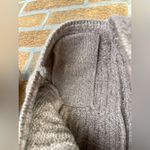 Aran Woollen Mills Super Soft Merino Oatmeal Cardigan XS Tan Photo 5