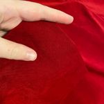 Tracy Evans NEW Vintage women’s red soft velvet matching pantsuit set size 14 Photo 7